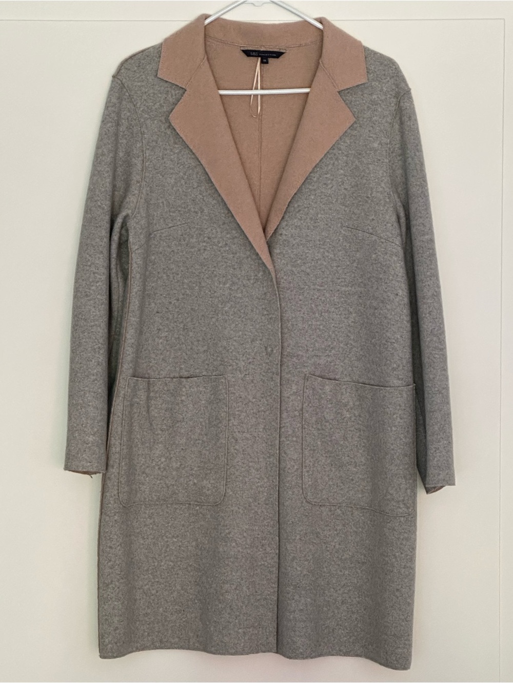 M&S Boiled Wool & Polyester Cardigan - Ladies